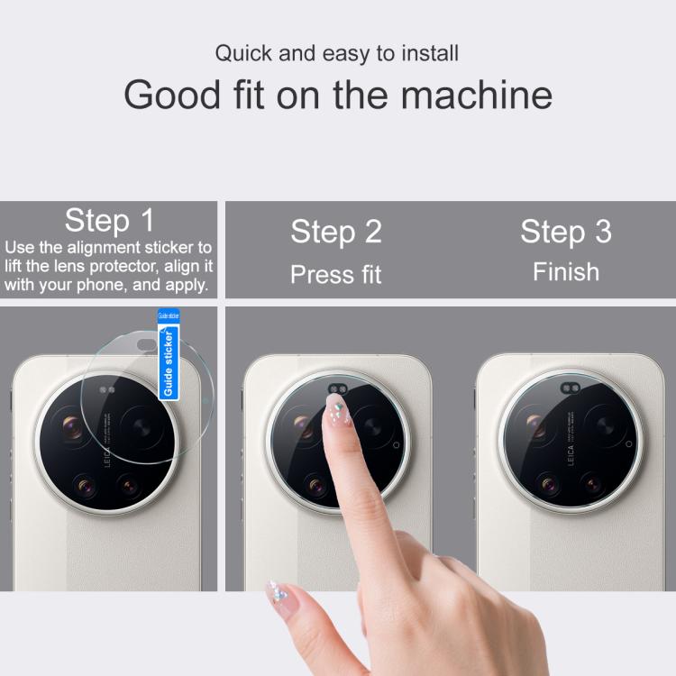 IMAK Rear Camera Lens Glass Film Thin Version, For Xiaomi 17 Ultra by Leica, For Xiaomi 17 Ultra 5G, For Xiaomi POCO C85 4G 171mm / 173mm, For Xiaomi 15T Pro 5G, For Xiaomi 15T 5G, For Xiaomi POCO F7