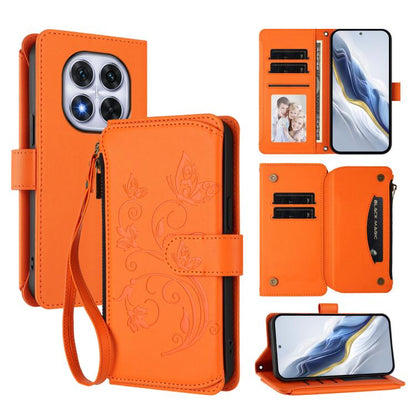 Butterfly Love Flower Multi-card Zipper Wallet Leather Phone Case, For Redmi 13 4G / 5G / 13x / Poco M6 4G, For Redmi A5 4G 173.3mm, For Redmi Note 14S 4G / Note 13 Pro 4G, For Redmi Note 14 4G 164.84mm, For Redmi Note 14 Pro 5G / Note 14 Pro+ 5G      ...