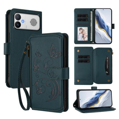 Butterfly Love Flower Multi-card Zipper Wallet Leather Phone Case, For Redmi A7 / A5 4G 171mm / Poco C71, For Redmi K90 Max 5G, For Redmi A7 Pro 171mm / Poco C85x 5G, For Redmi Turbo 5 Max / Poco X8 Pro Max, For Redmi Turbo 5 Global / Poco X8 Pro 5G   ...