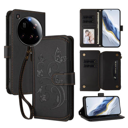Butterfly Love Flower Multi-card Zipper Wallet Leather Phone Case, For Xiaomi 17 Max 5G, For Xiaomi 17T Pro 5G, For Xiaomi Poco M7 4G 169mm, For Xiaomi 15T Pro 5G, For Xiaomi 15T 5G, For Xiaomi Poco F7 Ultra / Redmi K80 Pro                             ...