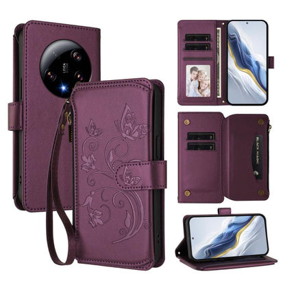 Butterfly Love Flower Multi-card Zipper Wallet Leather Phone Case, For Xiaomi 13 Ultra, For Xiaomi Civi 3, For Xiaomi 13 Lite / Civi 2, For Xiaomi 13 Pro, For Xiaomi 13, For Xiaomi 12T / 12T Pro / Redmi K50 Ultra, For Xiaomi 12S Ultra                  ...