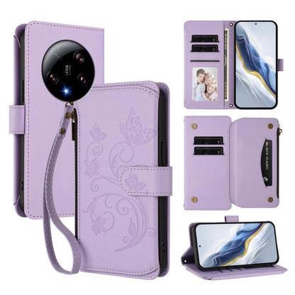 Butterfly Love Flower Multi-card Zipper Wallet Leather Phone Case, For Xiaomi 13 Ultra, For Xiaomi Civi 3, For Xiaomi 13 Lite / Civi 2, For Xiaomi 13 Pro, For Xiaomi 13, For Xiaomi 12T / 12T Pro / Redmi K50 Ultra, For Xiaomi 12S Ultra                  ...