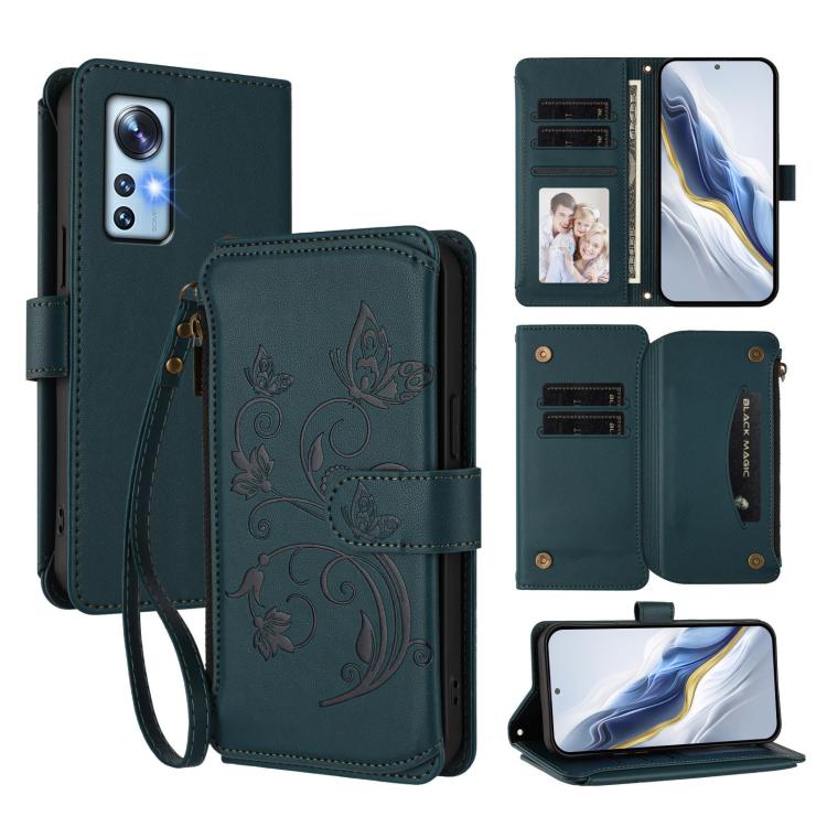 Butterfly Love Flower Multi-card Zipper Wallet Leather Phone Case, For Xiaomi 13 Ultra, For Xiaomi Civi 3, For Xiaomi 13 Lite / Civi 2, For Xiaomi 13 Pro, For Xiaomi 13, For Xiaomi 12T / 12T Pro / Redmi K50 Ultra, For Xiaomi 12S Ultra                  ...