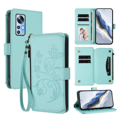 Butterfly Love Flower Multi-card Zipper Wallet Leather Phone Case, For Xiaomi 13 Ultra, For Xiaomi Civi 3, For Xiaomi 13 Lite / Civi 2, For Xiaomi 13 Pro, For Xiaomi 13, For Xiaomi 12T / 12T Pro / Redmi K50 Ultra, For Xiaomi 12S Ultra                  ...