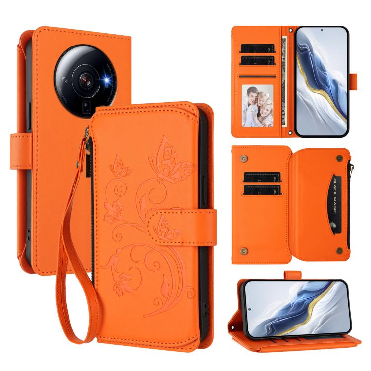 Butterfly Love Flower Multi-card Zipper Wallet Leather Phone Case, For Xiaomi 13 Ultra, For Xiaomi Civi 3, For Xiaomi 13 Lite / Civi 2, For Xiaomi 13 Pro, For Xiaomi 13, For Xiaomi 12T / 12T Pro / Redmi K50 Ultra, For Xiaomi 12S Ultra                  ...