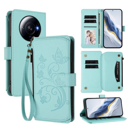 Butterfly Love Flower Multi-card Zipper Wallet Leather Phone Case, For Xiaomi 13 Ultra, For Xiaomi Civi 3, For Xiaomi 13 Lite / Civi 2, For Xiaomi 13 Pro, For Xiaomi 13, For Xiaomi 12T / 12T Pro / Redmi K50 Ultra, For Xiaomi 12S Ultra                  ...