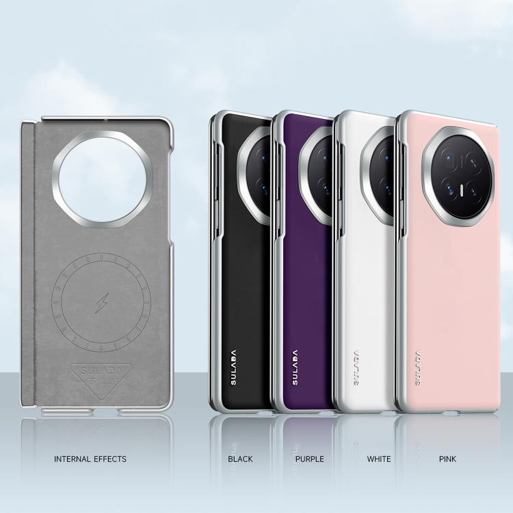 SULADA Skin Feel Liquid Leather Shockproof Phone Case, For Honor Magic V6, For Honor Magic V5, For Honor Magic V Flip
