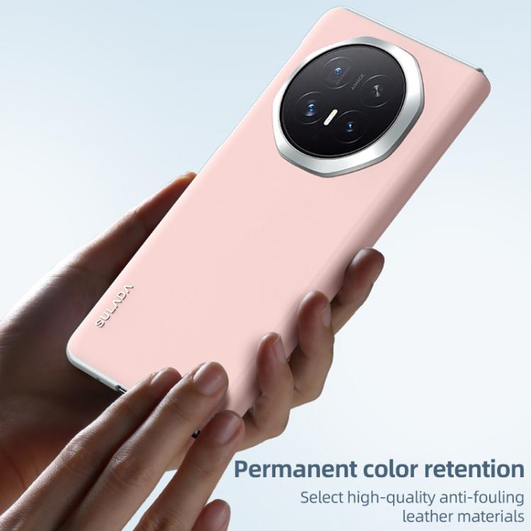 SULADA Skin Feel Liquid Leather Shockproof Phone Case, For Honor Magic V6, For Honor Magic V5, For Honor Magic V Flip
