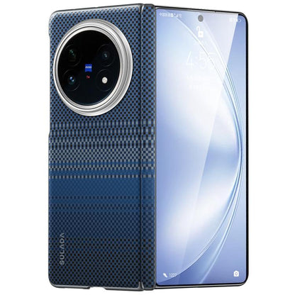 SULADA Kevlar Woven Texture Magnetic Leather Phone Case, For vivo X Fold6 5G, For vivo X Fold5