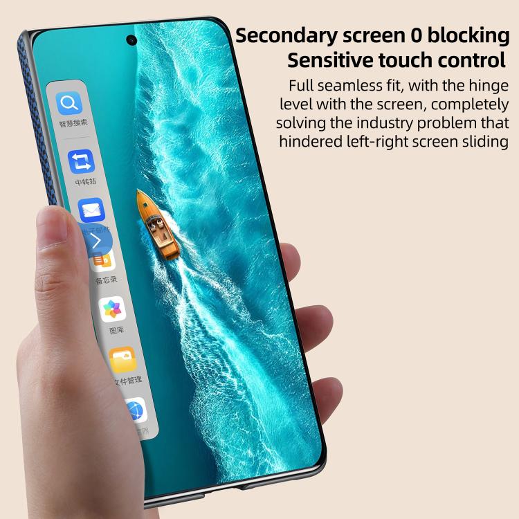 SULADA Kevlar Woven Texture Magnetic Leather Phone Case, For vivo X Fold6 5G, For vivo X Fold5
