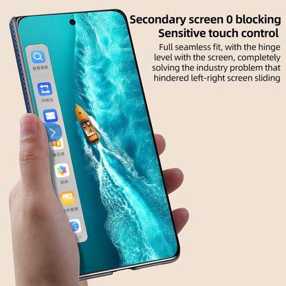 SULADA Kevlar Woven Texture Magnetic Leather Phone Case, For vivo X Fold6 5G, For vivo X Fold5
