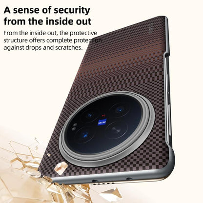 SULADA Kevlar Woven Texture Magnetic Leather Phone Case, For vivo X Fold6 5G, For vivo X Fold5