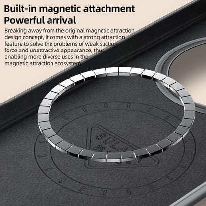 SULADA Kevlar Woven Texture Magnetic Leather Phone Case, For vivo X Fold6 5G, For vivo X Fold5