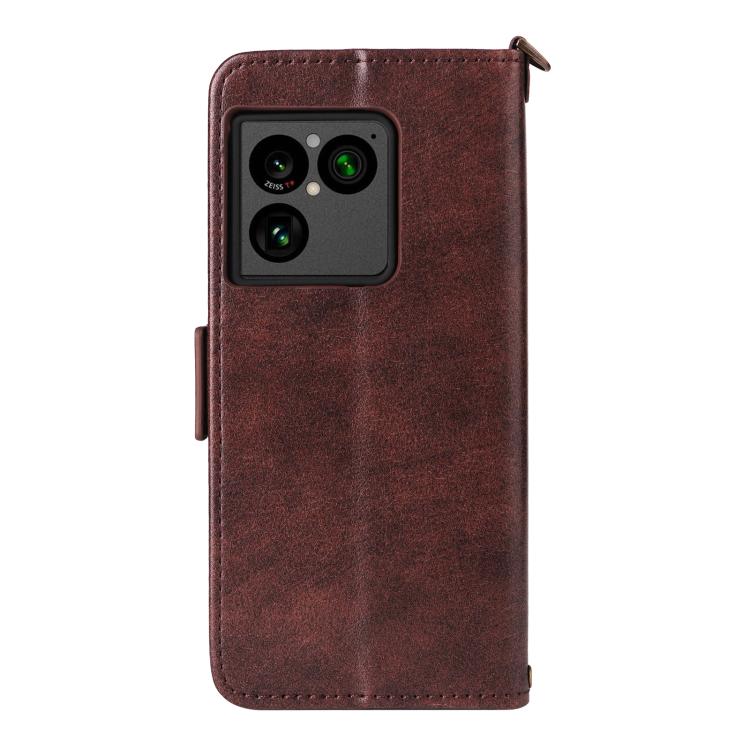 Multi-card Slots Crossbody Cowhide Leather Phone Case, For Sony Xperia 1 VIII, For Sony Xperia 10 VII, For Sony Xperia 10 VI, For Sony Xperia 1 VI