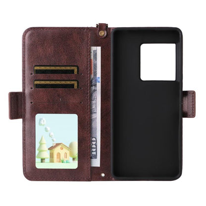 Multi-card Slots Crossbody Cowhide Leather Phone Case, For Sony Xperia 1 VIII, For Sony Xperia 10 VII, For Sony Xperia 10 VI, For Sony Xperia 1 VI