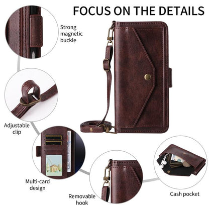 Multi-card Slots Crossbody Cowhide Leather Phone Case, For Sony Xperia 1 VIII, For Sony Xperia 10 VII, For Sony Xperia 10 VI, For Sony Xperia 1 VI