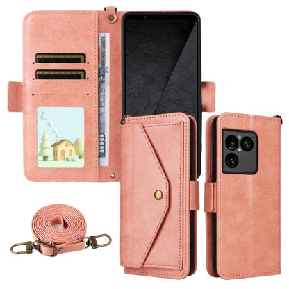 Multi-card Slots Crossbody Cowhide Leather Phone Case, For Sony Xperia 1 VIII, For Sony Xperia 10 VII, For Sony Xperia 10 VI, For Sony Xperia 1 VI