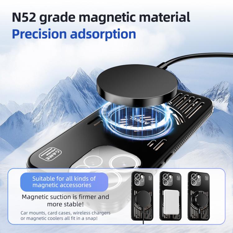 ABEEL Ice Fox Series Magsafe Heat Sink Cooling Phone Case, For OPPO Reno15 Pro 5G Global, For OPPO Reno15 5G Global, For OPPO Find X9, For OPPO Find X9 Pro, For OPPO Reno 14 Pro Global, For OPPO Reno 14 Global, For OPPO Find X8s+, For OPPO Find X8s    ...