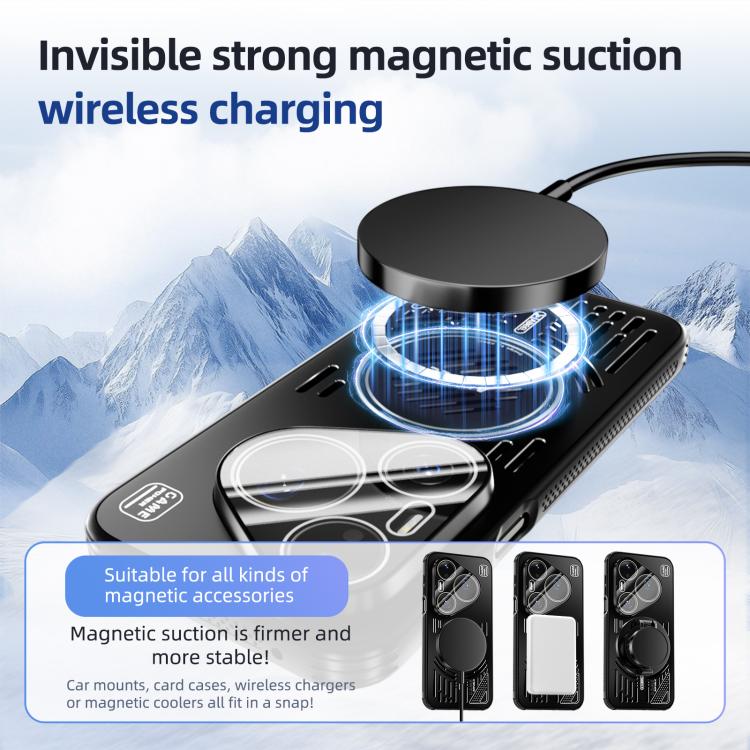 ABEEL Ice Fox Series Magsafe Heat Sink Cooling Phone Case, For Huawei Pura 90 Pro Max 5G, For Huawei Pura 90 Pro 5G, For Huawei nova 15 Ultra, For Huawei nova 15 Pro, For Huawei nova 15, For Huawei Pura 80 Ultra 5G                                      ...