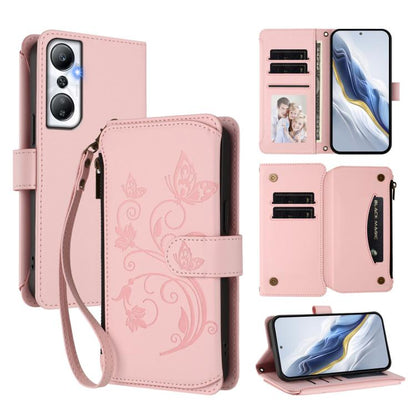 Butterfly Love Flower Multi-card Zipper Wallet Leather Phone Case, For Infinix Hot 30 4G, For Infinix Hot 20s / 20 Pro, For Infinix Hot 20 5G, For Infinix Smart 7 Global, For Infinix Hot 12i / 20i, For Infinix Zero 5G 2023, For Infinix Hot 20 Play     ...