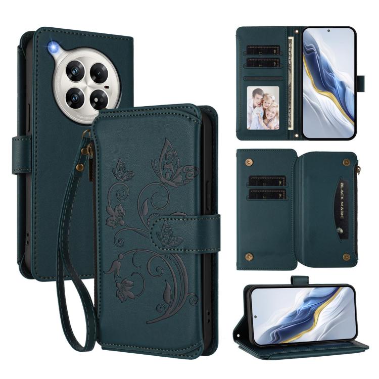 Butterfly Love Flower Multi-card Zipper Wallet Leather Phone Case, For Infinix Note 50 4G / 50 Pro 4G, For Infinix Hot 50i 4G / Smart 9 4G, For Infinix Hot 50 Pro+ 4G, For Infinix Hot 50 4G, For Infinix Hot 50 5G, For Infinix Zero 40 5G                ...