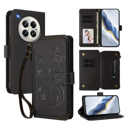 Butterfly Love Flower Multi-card Zipper Wallet Leather Phone Case, For Infinix Note 50 4G / 50 Pro 4G, For Infinix Hot 50i 4G / Smart 9 4G, For Infinix Hot 50 Pro+ 4G, For Infinix Hot 50 4G, For Infinix Hot 50 5G, For Infinix Zero 40 5G                ...