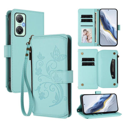 Butterfly Love Flower Multi-card Zipper Wallet Leather Phone Case, For Infinix Hot 30 4G, For Infinix Hot 20s / 20 Pro, For Infinix Hot 20 5G, For Infinix Smart 7 Global, For Infinix Hot 12i / 20i, For Infinix Zero 5G 2023, For Infinix Hot 20 Play     ...