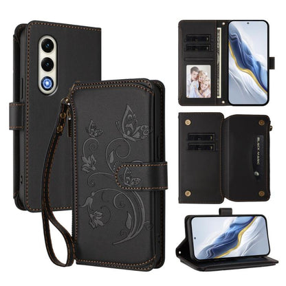 Butterfly Love Flower Multi-card Zipper Wallet Leather Phone Case, For Itel A200 4G / A200+ 4G, For Itel A95 5G, For Itel A90 4G, For Itel City 100, For Itel A58 Lite / A49 Play, For Itel S25 Ultra 4G Curved, For Itel S25 4G Flat, For Itel A80 4G      ...