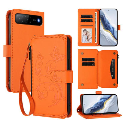 Butterfly Love Flower Multi-card Zipper Wallet Leather Phone Case, For Tecno Camon 30S / 30S Pro, For Tecno Spark 30 Pro 4G, For Tecno Spark 30 5G / Pova 6 Neo 5G, For Tecno Spark 30 4G, For Tecno Spark GO 5G 2025 / Hot 60i 4G, For Tecno Spark 30C 4G  ...