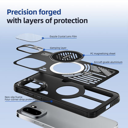ABEEL Ice Fox Series Magsafe Heat Sink Cooling Phone Case, For OnePlus 15R 5G/Ace 6/Ace 6T 5G, For OnePlus 15, For OnePlus 13T