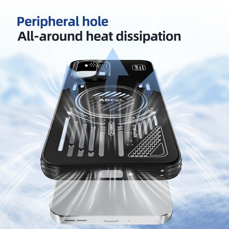 ABEEL Ice Fox Series Magsafe Heat Sink Cooling Phone Case, For OnePlus 15R 5G/Ace 6/Ace 6T 5G, For OnePlus 15, For OnePlus 13T