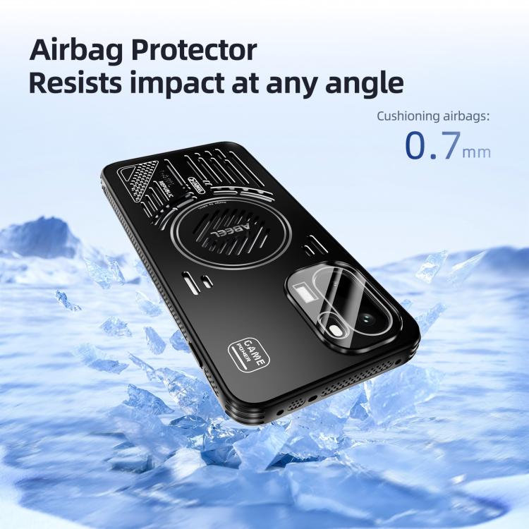 ABEEL Ice Fox Series Magsafe Heat Sink Cooling Phone Case, For OnePlus 15R 5G/Ace 6/Ace 6T 5G, For OnePlus 15, For OnePlus 13T