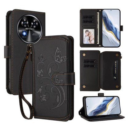 Butterfly Love Flower Multi-card Zipper Wallet Leather Phone Case, For Oukitel C1 Pro / C1, For Oukitel C65 Pro / C65, For Oukitel C58 / C58 Pro, For Oukitel C57S / C57 / C57 Pro, For Oukitel C53, For Oukitel C50, For Oukitel C37, For Oukitel C51      ...