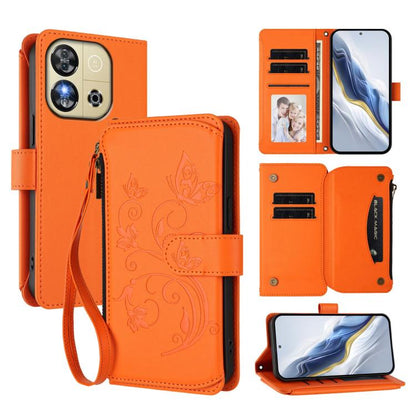 Butterfly Love Flower Multi-card Zipper Wallet Leather Phone Case, For Oukitel C1 Pro / C1, For Oukitel C65 Pro / C65, For Oukitel C58 / C58 Pro, For Oukitel C57S / C57 / C57 Pro, For Oukitel C53, For Oukitel C50, For Oukitel C37, For Oukitel C51      ...