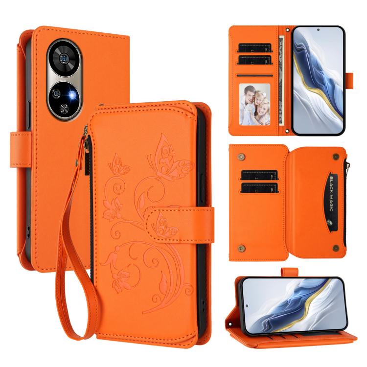 Butterfly Love Flower Multi-card Zipper Wallet Leather Phone Case, For Ulefone Note 21, For Ulefone Note 18 Ultra / Note 18 Pro, For Ulefone Note 20 Pro, For Ulefone Note 19, For Ulefone Note 17 Pro, For Ulefone Note 16 Pro, For Ulefone Note 14