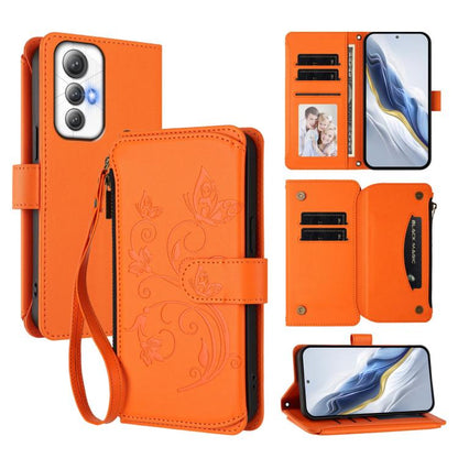 Butterfly Love Flower Multi-card Zipper Wallet Leather Phone Case, For Cubot A40, For Cubot P90, For Cubot A30, For Cubot A20, For Cubot Max 5, For Cubot A10, For Cubot Note 40, For Cubot P50