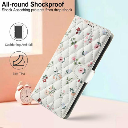 Flower Pattern Buckle Leather Phone Case with Lanyard, For Redmi Note 15 Pro+ 5G Global 163.3mm, For Redmi Note 15 4G / 5G Global 164mm, For Redmi Note 15 Pro 4G Global 163.2mm, For Redmi Note 15 Pro 5G Global 163.6mm, For Redmi Note 14 4G Global 164.8...