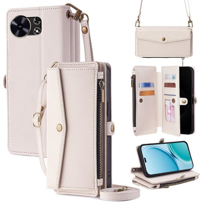 Zipper Wallet Side Buckle Crossbody Lanyard Leather Phone Case, For Huawei Enjoy 90 Pro Max 5G, For Huawei Enjoy 90 Plus 5G, For Huawei nova 15 Ultra, For Huawei nova 15 Pro, For Huawei nova 15, For Huawei Mate 80 Pro Max 5G, For Huawei Mate 80 5G     ...