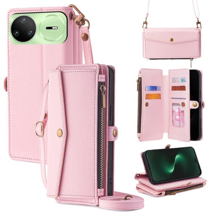 Zipper Wallet Side Buckle Crossbody Lanyard Leather Phone Case, For Huawei Enjoy 90 Pro Max 5G, For Huawei Enjoy 90 Plus 5G, For Huawei nova 15 Ultra, For Huawei nova 15 Pro, For Huawei nova 15, For Huawei Mate 80 Pro Max 5G, For Huawei Mate 80 5G     ...