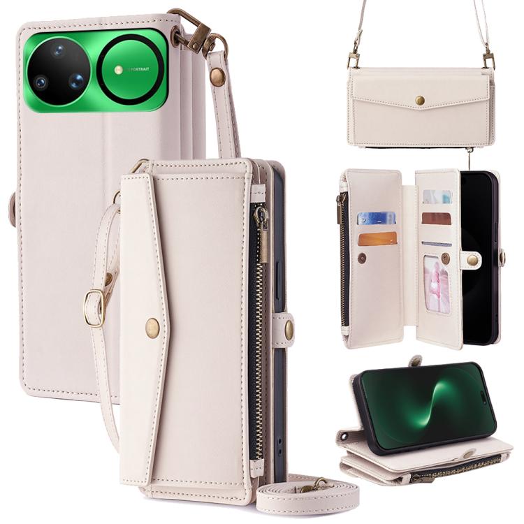 Zipper Wallet Side Buckle Crossbody Lanyard Leather Phone Case, For Huawei Enjoy 90 Pro Max 5G, For Huawei Enjoy 90 Plus 5G, For Huawei nova 15 Ultra, For Huawei nova 15 Pro, For Huawei nova 15, For Huawei Mate 80 Pro Max 5G, For Huawei Mate 80 5G     ...
