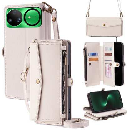 Zipper Wallet Side Buckle Crossbody Lanyard Leather Phone Case, For Huawei Enjoy 90 Pro Max 5G, For Huawei Enjoy 90 Plus 5G, For Huawei nova 15 Ultra, For Huawei nova 15 Pro, For Huawei nova 15, For Huawei Mate 80 Pro Max 5G, For Huawei Mate 80 5G     ...