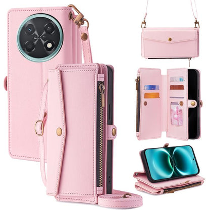 Zipper Wallet Side Buckle Crossbody Lanyard Leather Phone Case, For Huawei Enjoy 90 Pro Max 5G, For Huawei Enjoy 90 Plus 5G, For Huawei nova 15 Ultra, For Huawei nova 15 Pro, For Huawei nova 15, For Huawei Mate 80 Pro Max 5G, For Huawei Mate 80 5G     ...