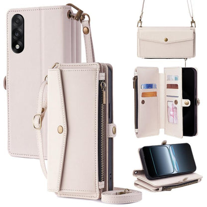 Zipper Wallet Side Buckle Crossbody Lanyard Leather Phone Case, For OnePlus 15T 5G, For OnePlus Turbo 6 / 6V, For OnePlus Ace 6, For OnePlus 15 5G, For OnePlus Ace 5 Ultra / Nord 5, For OnePlus Ace 5 Racing / Nord CE5
