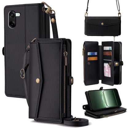 Zipper Wallet Side Buckle Crossbody Lanyard Leather Phone Case, For OnePlus 15T 5G, For OnePlus Turbo 6 / 6V, For OnePlus Ace 6, For OnePlus 15 5G, For OnePlus Ace 5 Ultra / Nord 5, For OnePlus Ace 5 Racing / Nord CE5
