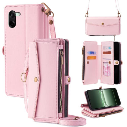 Zipper Wallet Side Buckle Crossbody Lanyard Leather Phone Case, For OnePlus 15T 5G, For OnePlus Turbo 6 / 6V, For OnePlus Ace 6, For OnePlus 15 5G, For OnePlus Ace 5 Ultra / Nord 5, For OnePlus Ace 5 Racing / Nord CE5