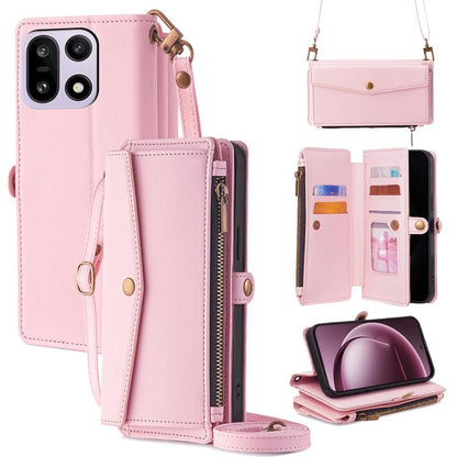 Zipper Wallet Side Buckle Crossbody Lanyard Leather Phone Case, For OnePlus 15T 5G, For OnePlus Turbo 6 / 6V, For OnePlus Ace 6, For OnePlus 15 5G, For OnePlus Ace 5 Ultra / Nord 5, For OnePlus Ace 5 Racing / Nord CE5
