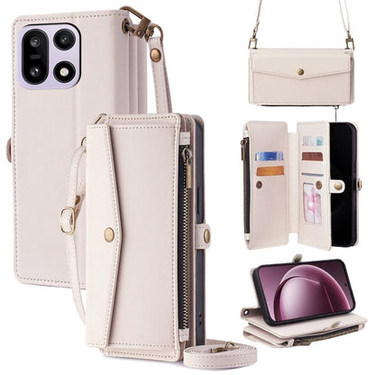 Zipper Wallet Side Buckle Crossbody Lanyard Leather Phone Case, For OnePlus 15T 5G, For OnePlus Turbo 6 / 6V, For OnePlus Ace 6, For OnePlus 15 5G, For OnePlus Ace 5 Ultra / Nord 5, For OnePlus Ace 5 Racing / Nord CE5