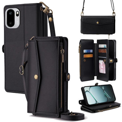 Zipper Wallet Side Buckle Crossbody Lanyard Leather Phone Case, For OnePlus 15T 5G, For OnePlus Turbo 6 / 6V, For OnePlus Ace 6, For OnePlus 15 5G, For OnePlus Ace 5 Ultra / Nord 5, For OnePlus Ace 5 Racing / Nord CE5