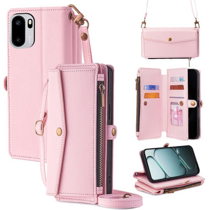 Zipper Wallet Side Buckle Crossbody Lanyard Leather Phone Case, For OnePlus 15T 5G, For OnePlus Turbo 6 / 6V, For OnePlus Ace 6, For OnePlus 15 5G, For OnePlus Ace 5 Ultra / Nord 5, For OnePlus Ace 5 Racing / Nord CE5