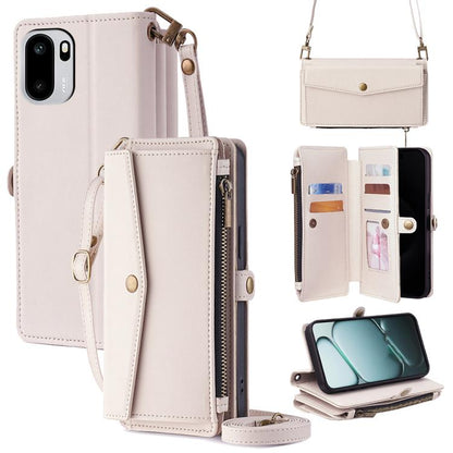 Zipper Wallet Side Buckle Crossbody Lanyard Leather Phone Case, For OnePlus 15T 5G, For OnePlus Turbo 6 / 6V, For OnePlus Ace 6, For OnePlus 15 5G, For OnePlus Ace 5 Ultra / Nord 5, For OnePlus Ace 5 Racing / Nord CE5